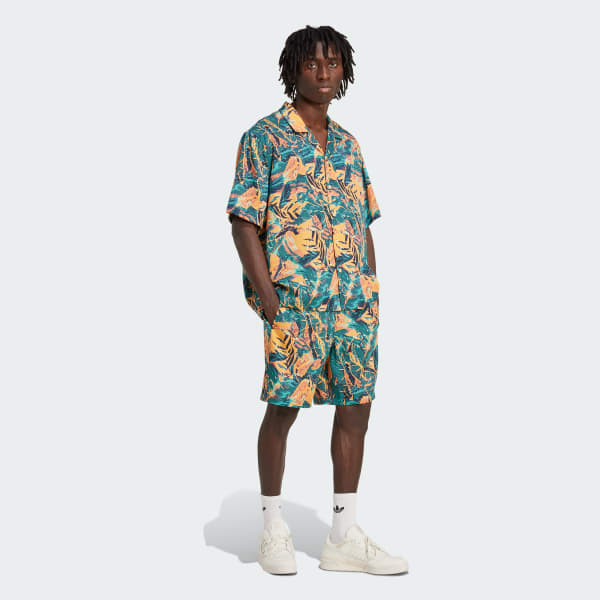 Flerfarget adidas Originals Archive Floral Shorts