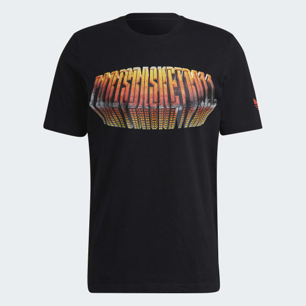 Schwarz adidas x Paris Basketball Carpenter T-Shirt