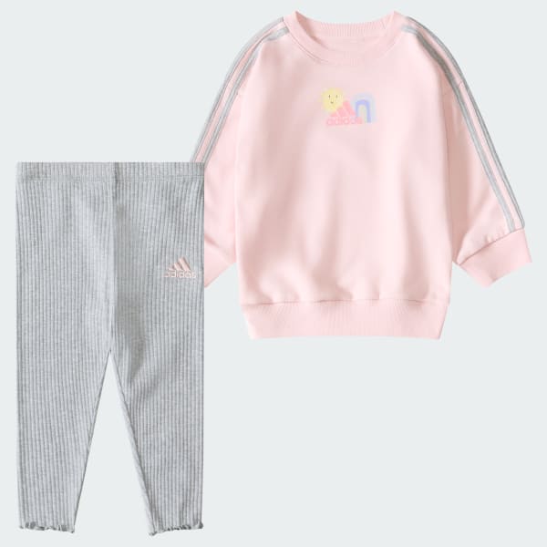 Adidas set pink on sale