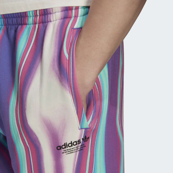 adidas Hyperreal Allover Print Sweat Pants - Purple | Men's Lifestyle ...