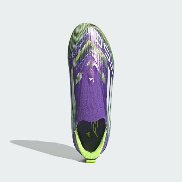 Roxo Chuteira Sem Cadarços F50 League Firm/Multi-Ground Infantil