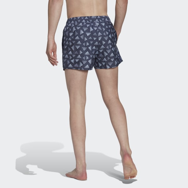 Niebieski Logo Print CLX Swim Shorts Very Short Length