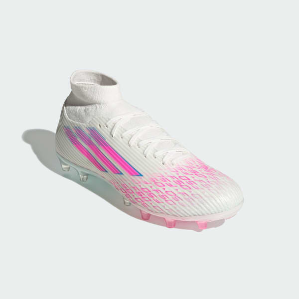 シューズ adidas - adidas F50 ADIDAS F50 LEAGUE FG/MG WHITE/SOLAR RED/LUCID BLUE FOOTBALL