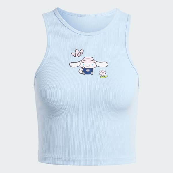 ☆adidas☆ Cinnamoroll Crop Baby Tea Blue adidas Originals x Hello Kitty Cinnamoroll Graphic Baby Tee