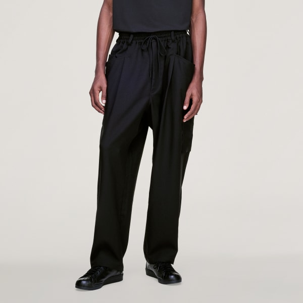 cierna TEPLÁKY Y-3 SPORT UNIFORM UT STRAIGHT LEG