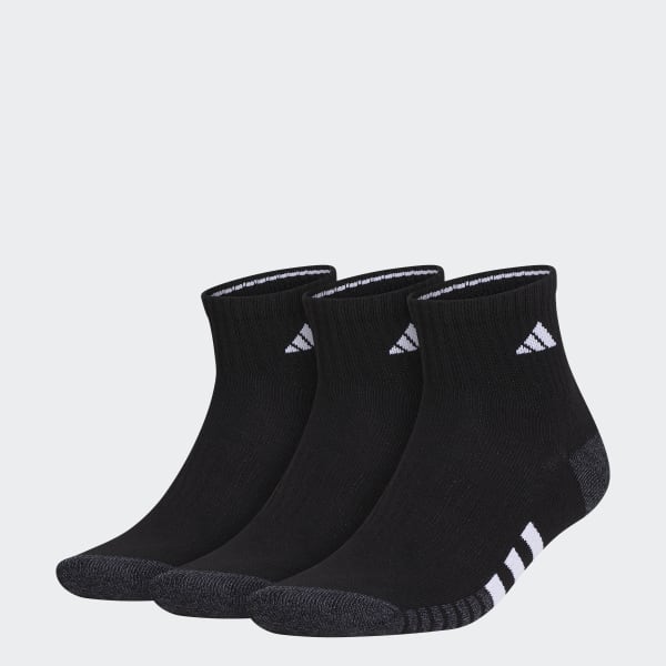 Cushioned Quarter Socks 3 Pairs