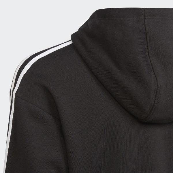 noir Sweat-shirt à capuche Adicolor Cropped