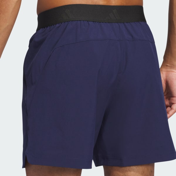 adidas Axis Woven Training Shorts - Blue | Free Shipping with