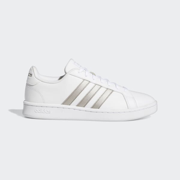 adidas grand court blanc rose