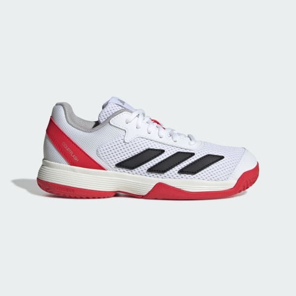 Blanco Zapatillas Courtflash para Tenis Kids