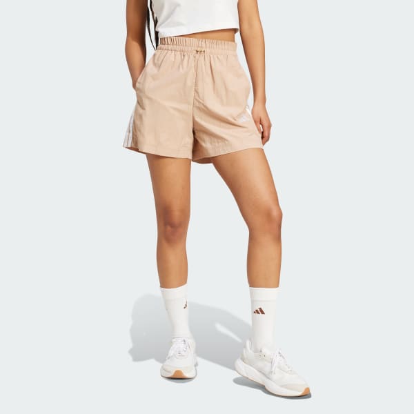 nau Quần Short Vải Dệt 3 Sọc Essentials Lifestyle