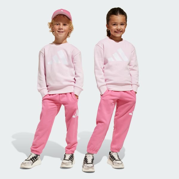 Pink Essentials Joggers Set Kids