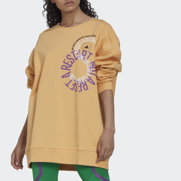 Geel adidas by Stella McCartney Sportswear Sweatshirt (Uniseks) BWC65