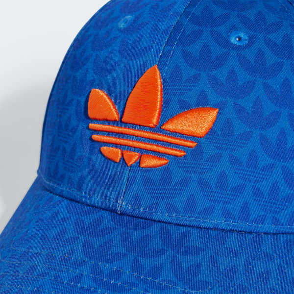 Blue Trefoil Monogram Cap