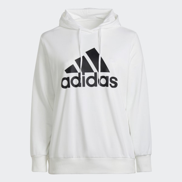 Adidas sport essentials logo hoodie clearance