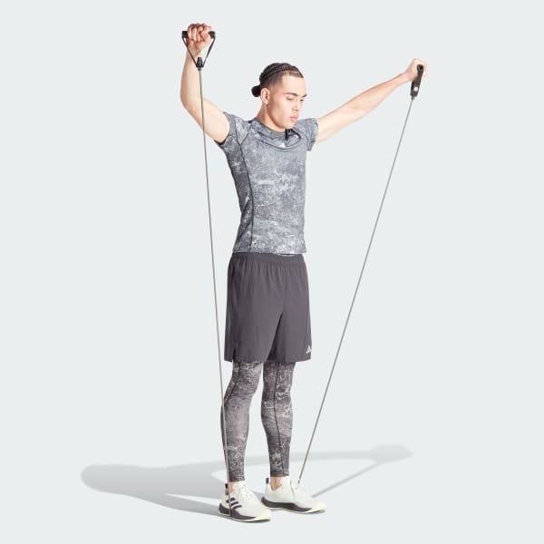 Gris Camiseta TECHFIT AOP Training