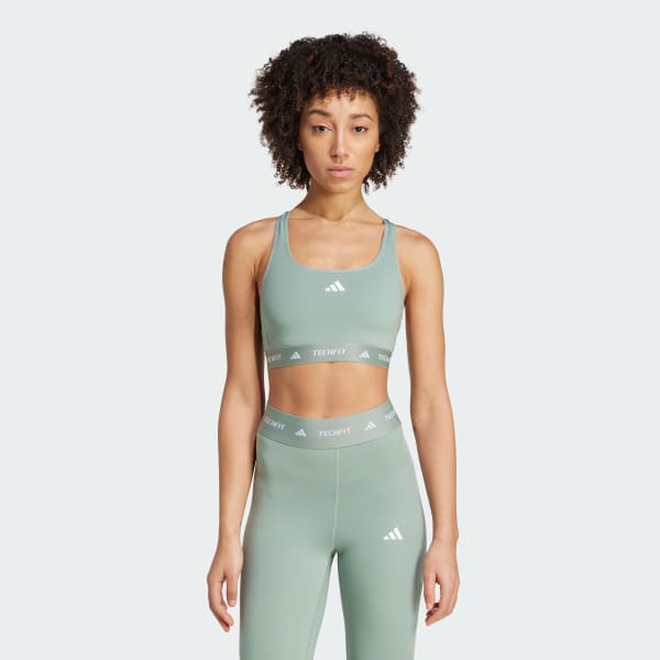 Green TECHFIT Bra