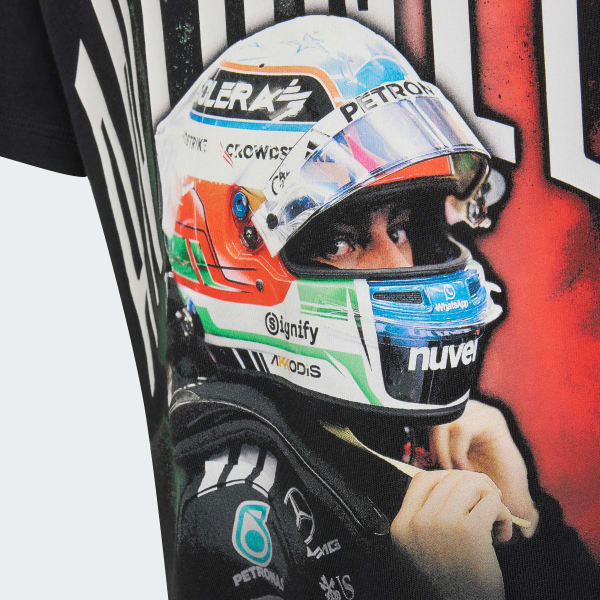 Black MERCEDES - AMG PETRONAS FORMULA 1 TEAM KIMI ANTONELLI GRAPHIC TEE