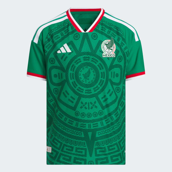 Mexico 26 Home Authentic Kids Jersey