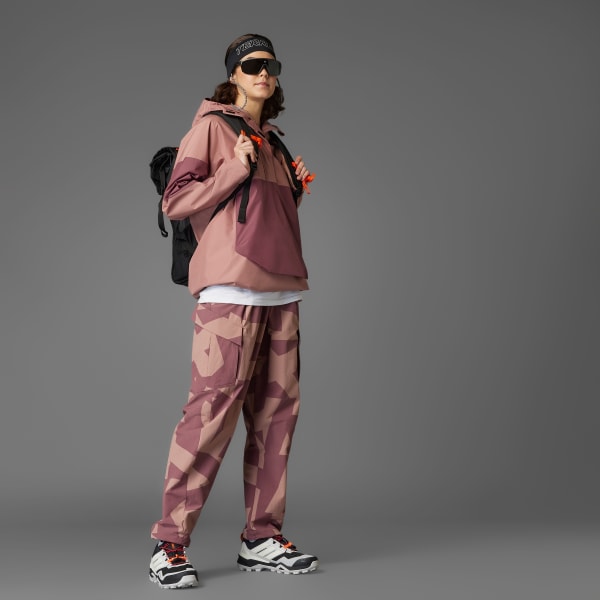 Burgundy Terrex Xploric Cargo Printed bukser