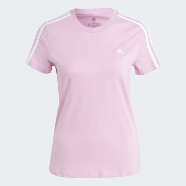 Violeta Playera Essentials 3 Franjas Ajustada