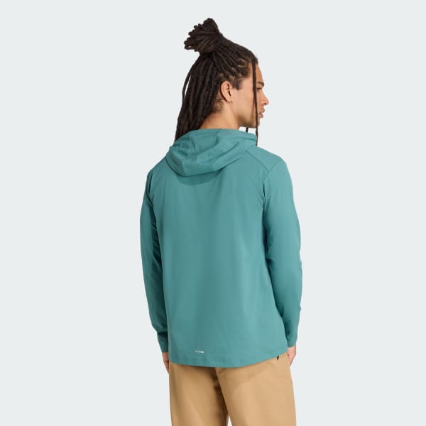 vert Haut à capuche manches longues Climacool Terrex Multi