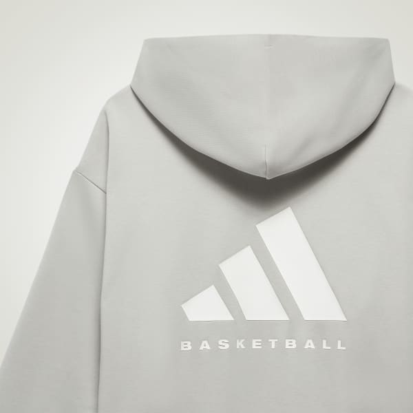 Adidas over the head basketball hoodie new arrivals