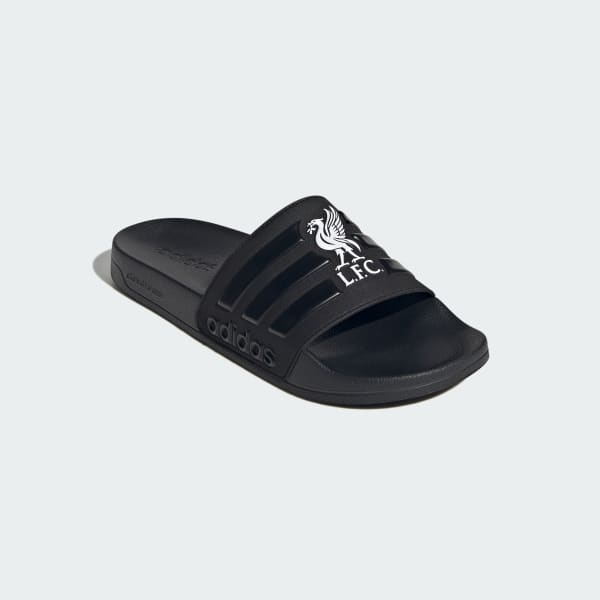 Black Adilette Shower Liverpool Slides