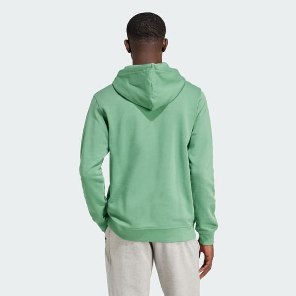 adidas Trefoil Essentials Hoodie Green adidas UK