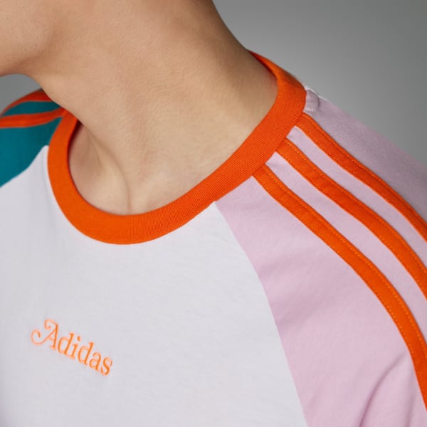 Branco T-shirt Raglã Enjoy Summer