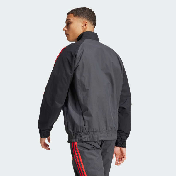 Negro Campera Deportiva Tejida River Plate