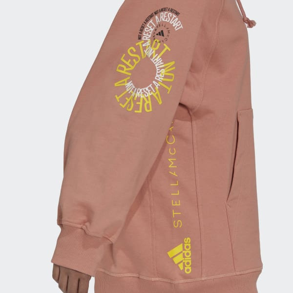 Rosso Felpa con cappuccio adidas by Stella McCartney Pull-On (Neutral) BWC68