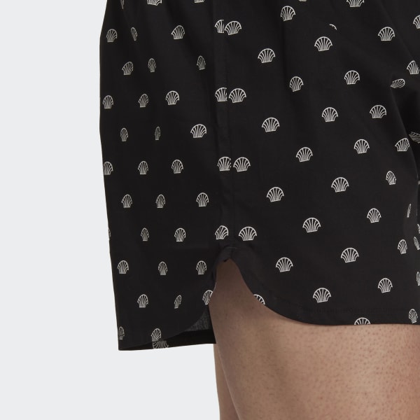 Black Comfort Core Cotton Icon Boxer Briefs (2 pairs) HPN29