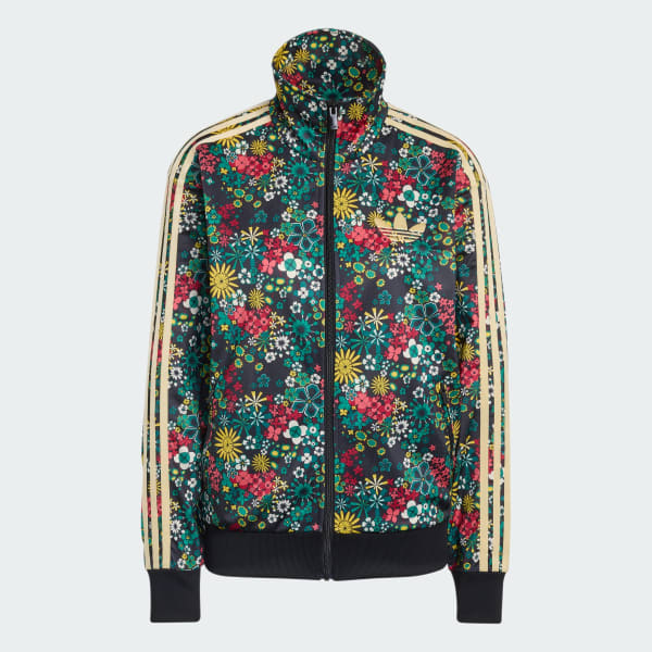 ADIDAS ORIGINALS X LIBERTY LONDON FIREBIRD TRACK TOP - Black