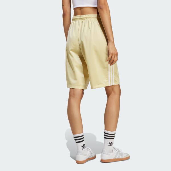 Yellow Adicolor Firebird Long Shorts
