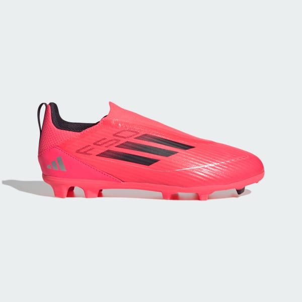 adidas F50 League Laceless Firm/Multi-Ground Kids Krampon - Pembe
