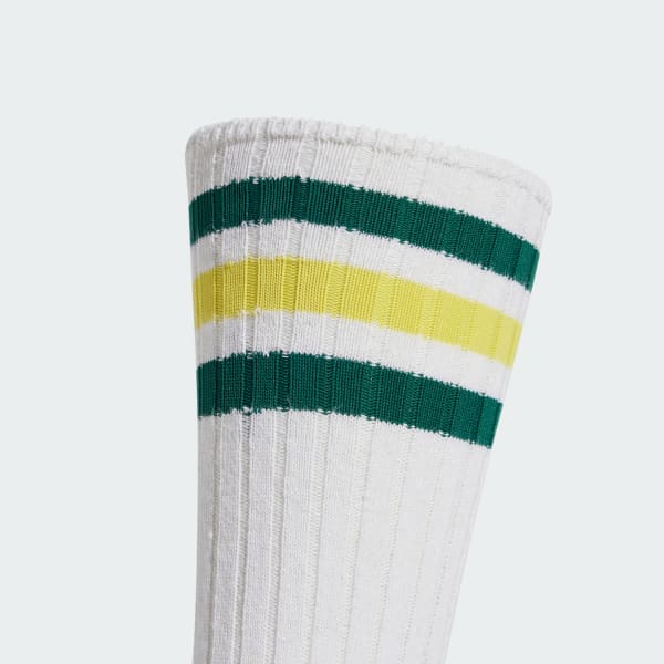 Blanco Medias clásicos Ribbed