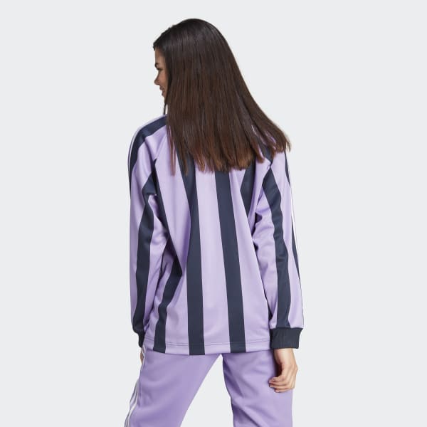 adidas Jacquard Long Sleeve Jersey - Purple