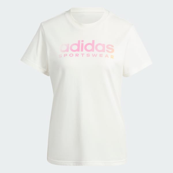 White The Soft Side Linear Tee