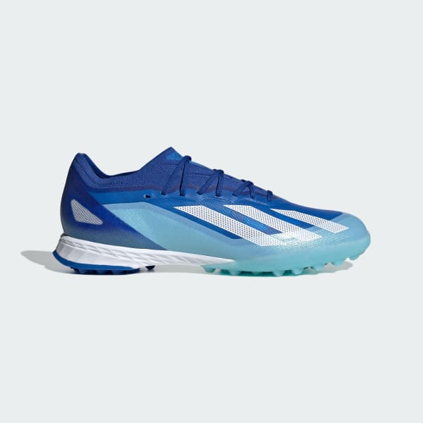 adidas X Crazyfast.1 Turf Soccer Shoes Blue Unisex Soccer adidas US