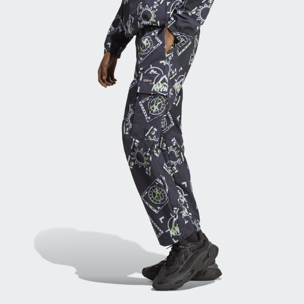 Mehrfarbig adidas Adventure Allover Print Cargo Tracksuit Bottoms (Gender Neutral)