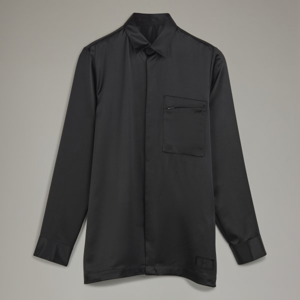 Noir Chemise Y-3 Tech Silk