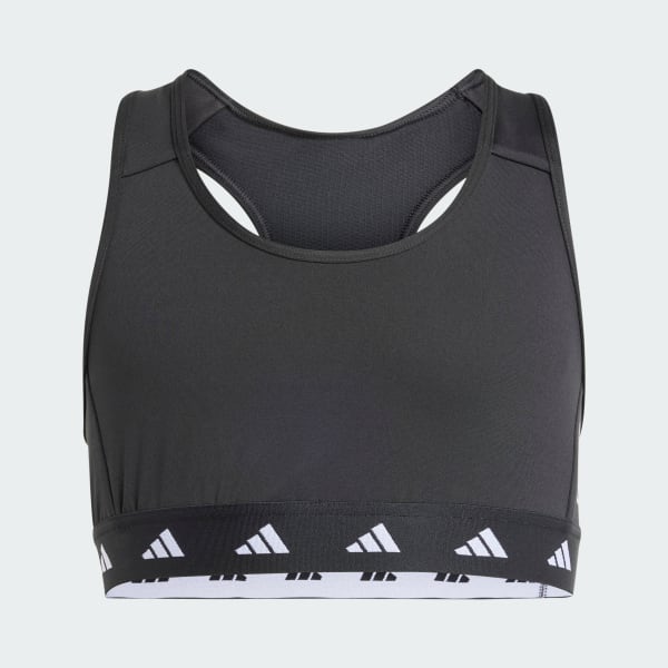 Black TECHFIT Power React Bra Kids