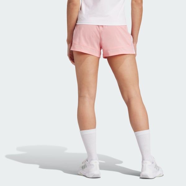 Pink Pacer Training 3-Stripes Woven High-Rise Shorts