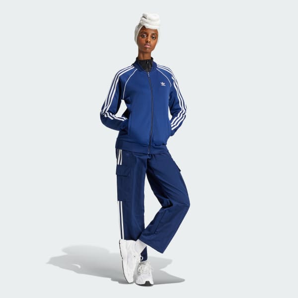 สีน้ำเงิน เสื้อแทรค Adicolor Classics SST