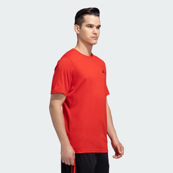 Red TRAIN ESSENTIALS PRIME TEE