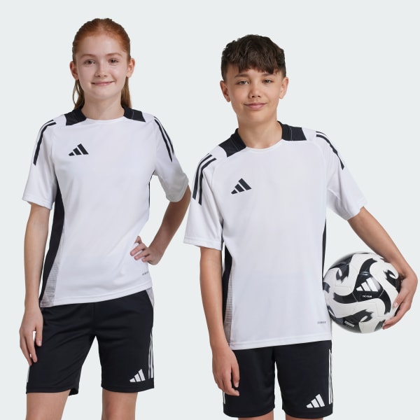 White Tiro 24 Competition Training Jersey Kids