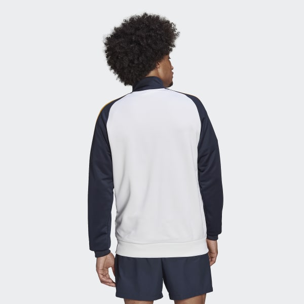 Branco Casaco 3-Stripes ADN do Real Madrid