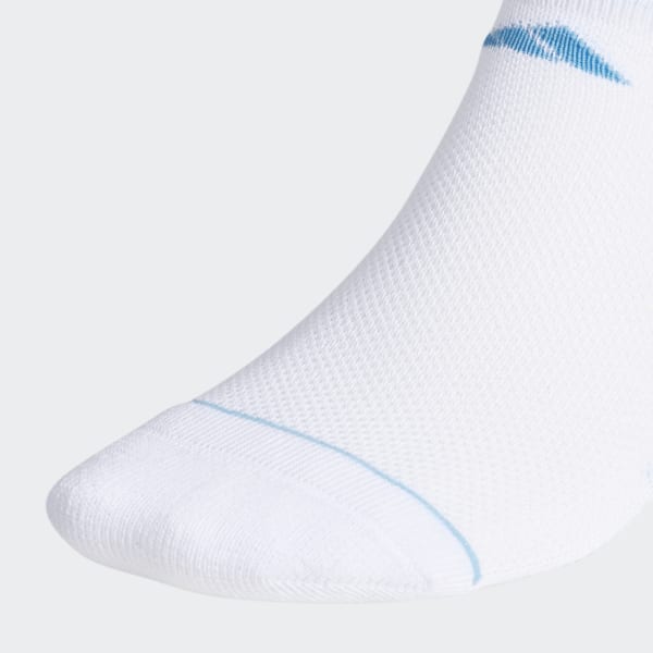 White Superlite Stripe No-Show Socks 3 Pairs
