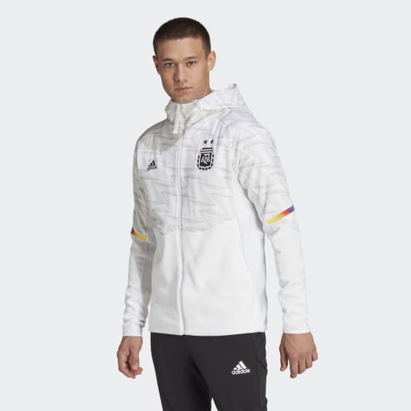 Hvid Argentina Game Day Full-Zip Travel Hoodie BUP88